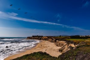 Half Moon Bay in the Bay Area, California